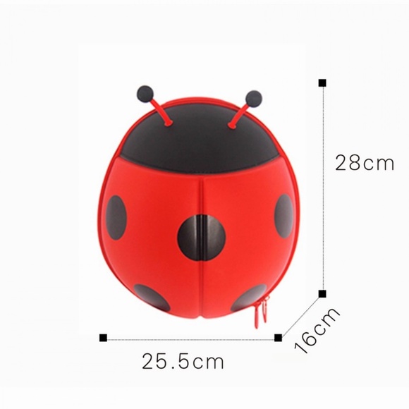 SUPERCUTE, Ladybug Backpack For Kids, (1-12 years) - Picture 12 of 16